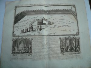 antiquarisches Buch – Chatelain – Le Temple de la Mecque..., anno 1719, Chatelain Henri, copperengraving, size of the sheet: 47 x 56 cm.. good print, little brownish, small restoration on below centerfold