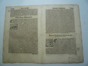 Württemberg/Baden/Bayern, Geschichte, anno 1580, Sebastian Münster, 16 Seiten, Cosmographia, original ---Auszug aus der Cosmogaphia, u.a. werden folgende […]