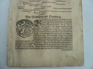 Braunschweig,Lüneburg,Münster,Minden, anno 1580, Münster Sebastian, Cosmographia -insgesamt 10 Seiten Beschreibung; u.a.: "Von Brunschic und Lüneburg, […]