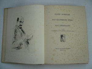 Das Graphische Werk von Max Liebermann. 2. verm. Aufl. LIEBERMANN,MAX. Schiefler,Gustav. Hardcover Berlin, 1914. 8°, 181 pp. Ills & 1 orig. etching by […]