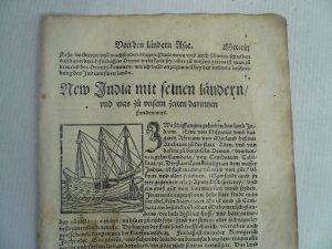 New India mit seinen Ländern, anno 1567, Sebastian Münster, Cosmographia --Insgesamt 6 Seiten Beschreibung von Südostasien, Indien usw..--- Blattmaß jeweils […]