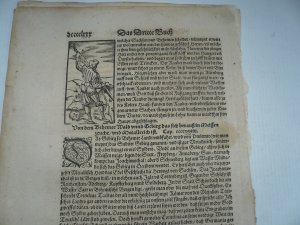 Böhmen, Böhmerwald, anno 1590, Blatt aus S. Münster, Cosmographia - beschrieben wir u.a. Böhmen, Böhmerwald, Joachimstal, Sachsen, Plauen; mit einem kleinen […]