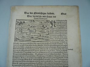 Von den Mitnächtigen Ländern, anno 1570, Sebastian Münster, 12 Seiten Beschreibung von Norwegen, Schweden, Dänemark usw., mit zahlreichen Holzschnitten […]