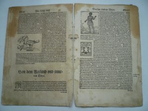 Von den ländern Africe, anno 1580, Sebastian Münster, Cosmographia, 16 Seiten, ORIGINAL -Auszug aus einer dt. Ausgabe der Cosmographie. Beschreibt u.a […]