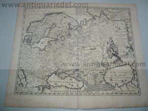 Russia,Europa,map Visscher anno 1670 Coppermap, edited by Nicolaes Visscher, approx. anno 1679: MOSCOVIAE RUSSIAE MAGNAE Generalis Tabula qua LAPPONIA […]