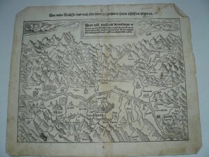 Das ober Wallisser landt, anno 1550, S. Münster, Holzschnitt Das ober Wallisser landt, anno 1550, S. Münster, Holzschnitt, Blattmaß: 31x39 cm., Mittelfalz […]