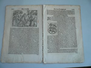 Schwaben Geschichte anno 1570, S.Münster, Reutlingen, Esslingen, Heilbronn aus der Cosmographia, dt. Ausgabe, selten --insgesamt 32 Seiten--- Beschreibt […]