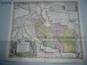 Imperii Persici,map,Homann anno 1720, contemporary coloured Coppermap, edited by J.B.Homann, Norimberg,Germany, anno 1720, contemporary full coloured: " […]