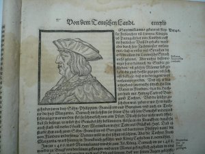 Habsburg, römisch-dt. Kaiser, Maximilian, Karl V, Geschichte aus Cosmographia --des Sebastian Münster, anno 1590, insgesamt 16 Seiten, jeweils 35 x 22 […]