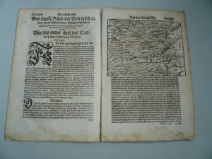 Türkei-Geschichte, anno 1590, S. Münster, Cosmographia --insgesamt 12 Seiten mit einem Textholzschnitt (halbseitig) von Kleinasien/Türkei. Beschreibt […]