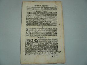 Schaffhausen,Vindonissa,Königsfelden,Zofingen,Konstanz,anno 1570,S.Muenster, Cosmographia, 6 Seiten Blattmaß jeweils 20x30 cm., beschreibt u.a. die o. […]