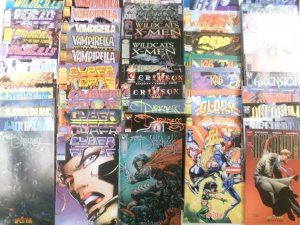 75 Stück verschiedene Superhelden Comics Darkness Witchblade Vampirella NEU