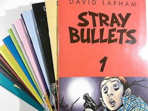 STRAY BULLETS Comic Sammlung Heft 1 - 16,19,20 Feest / Schwarzer Turm