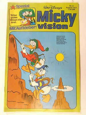 Aufkleber Zustand 2 Mickyvision 1979 Heft # 10 Ehapa Verlag