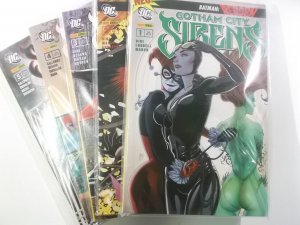 GOTHAM CITY SIRENS Bd. 1 2 3 4 5 komplett Panini 2010 Zustand 1