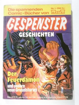 Gespenster Geschichten Comic Taschenbuch Nr. 1 Bastei Verlag ab 1980 Zustand 2