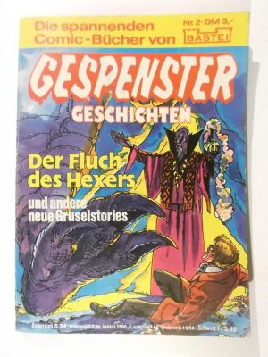 Gespenster Geschichten Comic Taschenbuch Nr. 2 Bastei Verlag ab 1980 Zustand 2