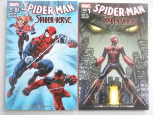 Spider-Man Spider-Verse Sonderband 1 + 2 komplett Panini Zustand 1