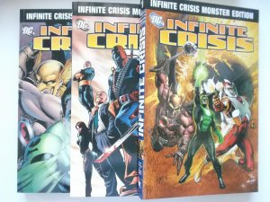 Infinite Crisis Monster Edition Bd. 1 + 2 + 3 komplett Panini Zustand 1