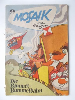 Mosaik Digedags Heft 3 Die Bimmel-Bummelbahn Verlag Junge Welt 1956