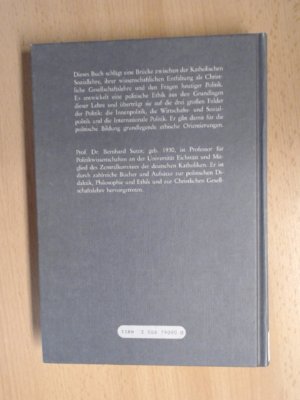 gebrauchtes Buch – Bernhard Sutor – Politische Ethik. Gesamtdarstellung auf der Basis der christlichen Gesellschaftslehre.