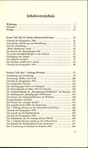 gebrauchtes Buch – Roland Kaltenegger – Schicksalsweg und Kampf der "Bergschuh"-Division Die Kriegschronik der 7. Gebirgs-Division, vormals 99. leichte Infanterie-Divison