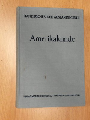 Amerikakunde.