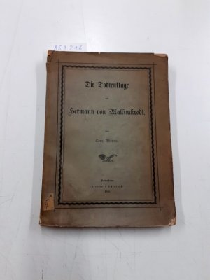 Die Todtenklage um Hermann von Mallinckrodt