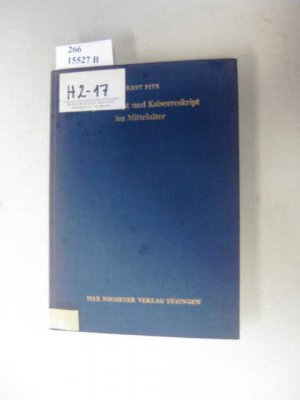 Papstreskript und Kaiserreskript im Mittelalter.