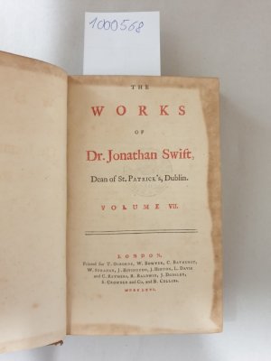 Works of Dr. Jonathan Swift, Dean of St. Patrick´s, Dublin. Volume VII.