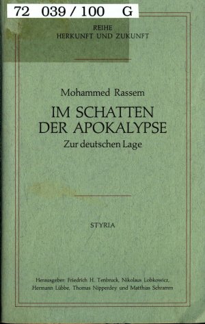 Im Schatten der Apokalypse zur deutschen Lage