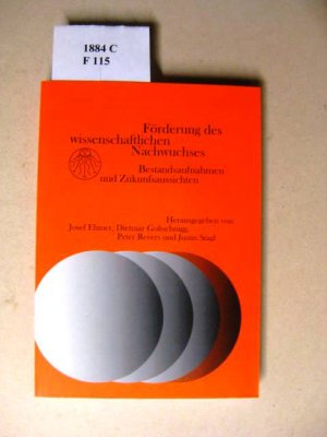 gebrauchtes Buch – Ehmer, Josef, Goltschnigg und Peter u – Förderung des wissenschaftlichen Nachwuchses.