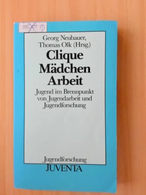 Clique Mädchen Arbeit. Jugend im Brennpunkt von Jugendarbeit und Jugendforschung. Jugendforschung.