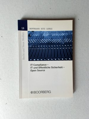 gebrauchtes Buch – Hoffmann, Mathis – IT-Compliance; IT und öffentliche Sicherheit; Open Source