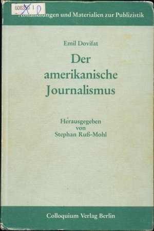 Der amerikanische Journalismus