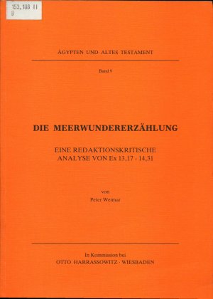 Die Meerwundererzählung Eine redaktionskritische Analyse von Ex 13,17-14,31