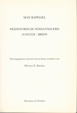 Prähistorische Höhlenmalerei Aufsätze, Briefe