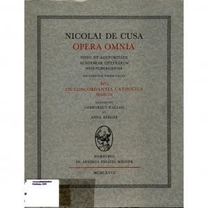 De Concordantia Catholica Indices XIV 4