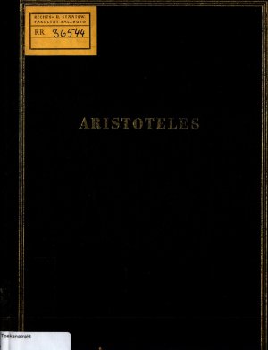 antiquarisches Buch – Aristoteles und Willy Theiler – Über die Seele Band 13