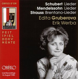 gebrauchter Tonträger – edita gruberova – schubert: lieder / mendelssohn: lieder / strauss: brentano-lieder