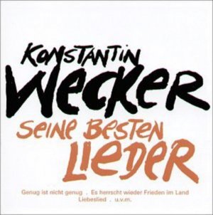 gebrauchter Tonträger – konstantin wecker – liederbuch