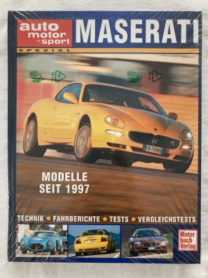 gebrauchtes Buch – Hrsg.auto motor und sport spezial - – Maserati Modelle seit 1997