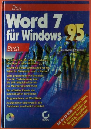 Das Word 7 für Windows 95 Buch