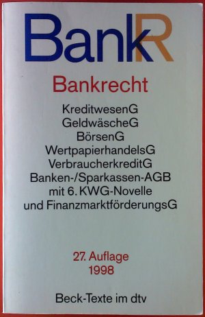 gebrauchtes Buch – Eberhard Schwark – Bankrecht.