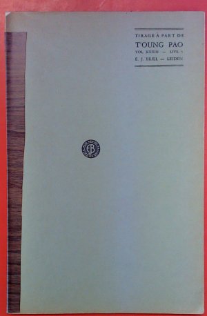 Tirage á part de T Oung Pao - Vol. XXXIII / Livr. 5: Morphology of some Tibeto-Burman Dialects of the Himalayan Region