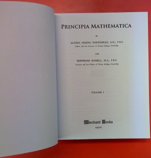Principia Mathematica Volume I