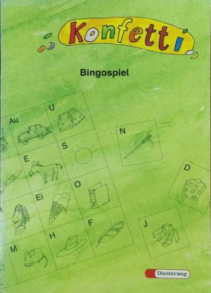 Konfetti. Das neue Unterrichtswerk zum Lesen- und Schreibenlernen: Konfetti - Ausgabe 1998: Bingospiel