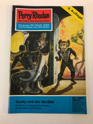 gebrauchtes Buch – Perry Rhodan - Gucky Und der Verräter, Nr. 489, dritte Auflage