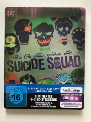 Suicide Squad - Steelbook  3D Blu-ray Limited Edition