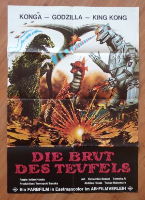 DIE BRUT DES TEUFELS - Original Kinoplakat / Filmposter - A1 - Gefaltet